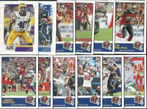 2014, 2015, 2016, 2017, 2018, 2019 panini score football tampa bay buccaneers 6 team set lot 79 cards gift pack w/drafted rookies