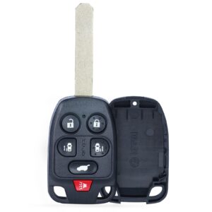 beefunny replacement remote car key shell case fob 6 button for honda odyssey 2011-2013 (1)