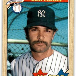 Baseball MLB 1987 Topps #606a Don Mattingly ERR AS NM-MT Yankees