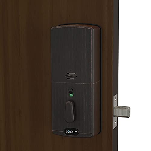 Lockly Secure Pro, Wi-Fi Smart Deadbolt, Keyless Entry Door Lock, PIN Genie® Keypad, 3D Biometric Fingerprint Sensor, Auto Lock - Venetian Bronze (PGD728WVB)