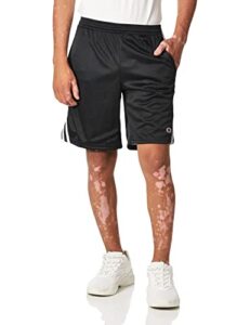 champion men's lacrosse short, black, x large