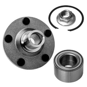 TUCAREST 518515 x2 Front Wheel Bearing and Hub Compatible with 2001-2006 2007-2012 Fo-rd Escape /01-11 Ma-zda Tribute /2005-2011 Me-rcury Mariner [5 Lug;Hub Repair Kit]