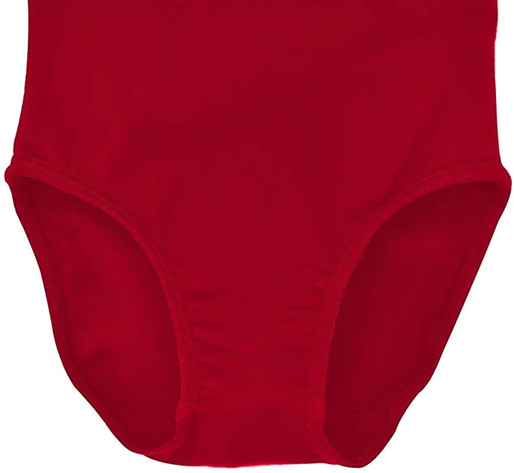 Dancina Toddler Leotard Long Sleeve Little Girls Team Basics First Gymnastics 4 Red