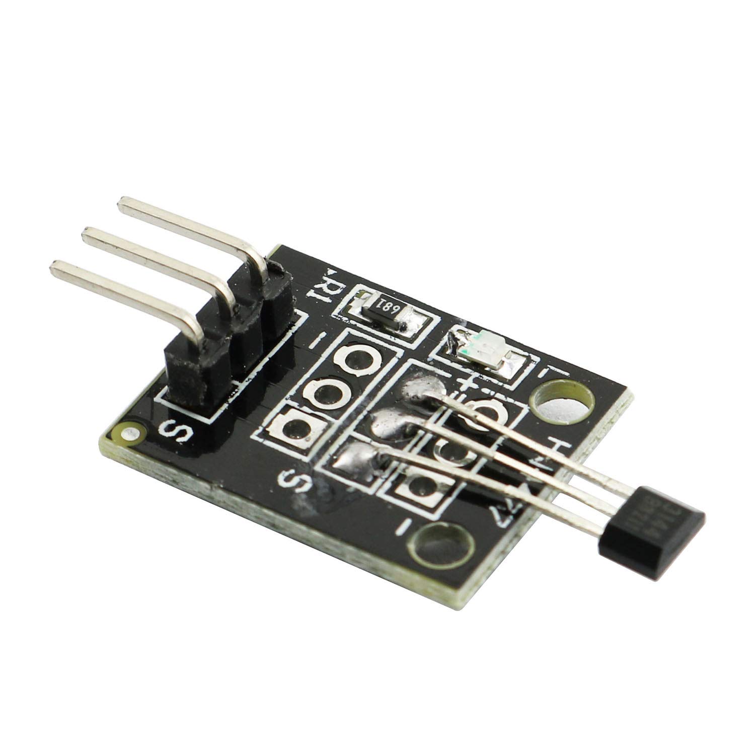 Tegg 2PCS KY-003 Hall Effect Magnetic Sensor Module for Arduino Raspberry Pie PIC AVR Smart Car