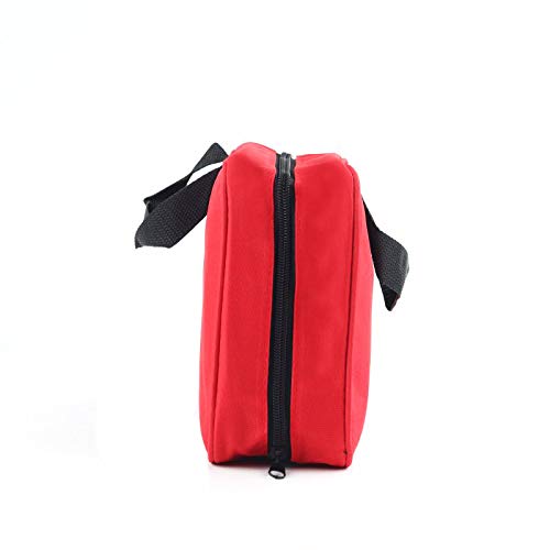 PAXLAMB First Aid Bag First Aid Kit Empty Medical Storage Bag Red Trauma Bag for Emergency First Aid Kits Car Workshop Cycling Outdoors (Red 1PC)