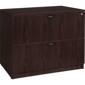 llrpl2236es - lorell prominence 2.0 espresso laminate lateral file - 2-drawer