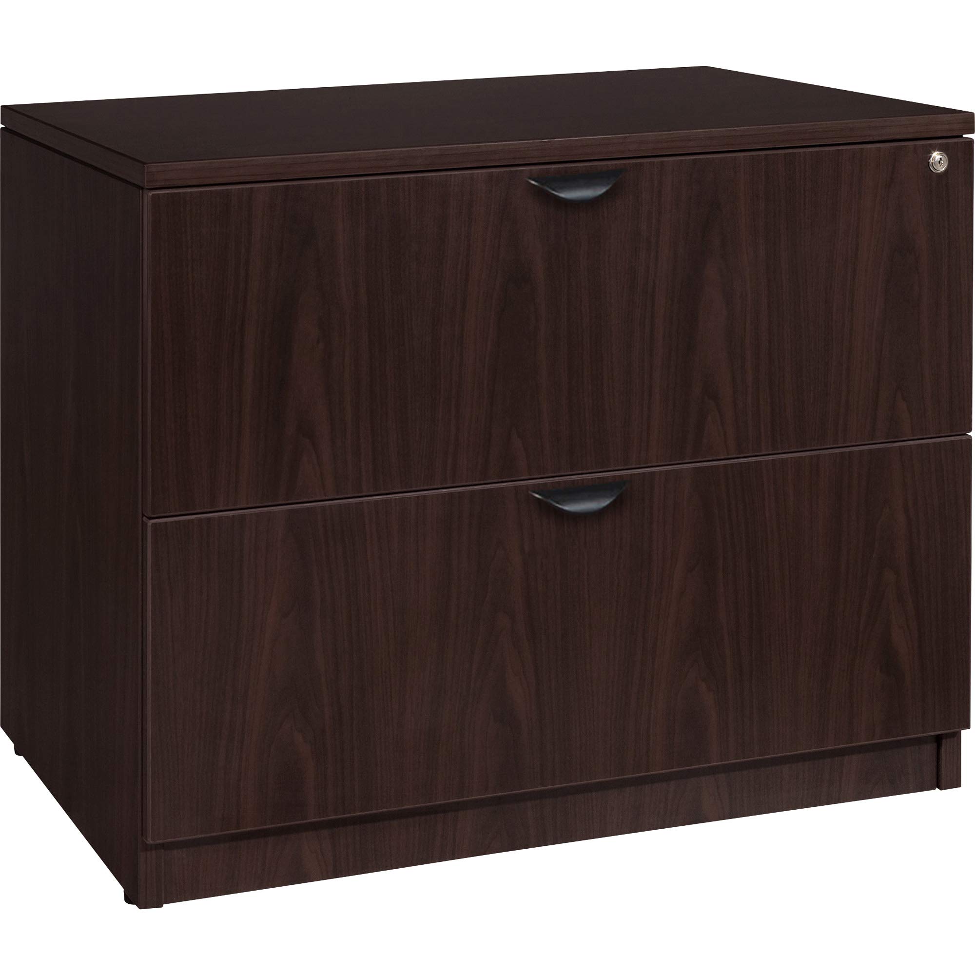 LLRPL2236ES - Lorell Prominence 2.0 Espresso Laminate Lateral File - 2-Drawer