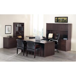 LLRPL2236ES - Lorell Prominence 2.0 Espresso Laminate Lateral File - 2-Drawer