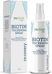 biotin hair thickening spray for thin hair texturizing spray hair loss prevention thinning hair thickening tonic for fine hair thick hair growth products for men for women