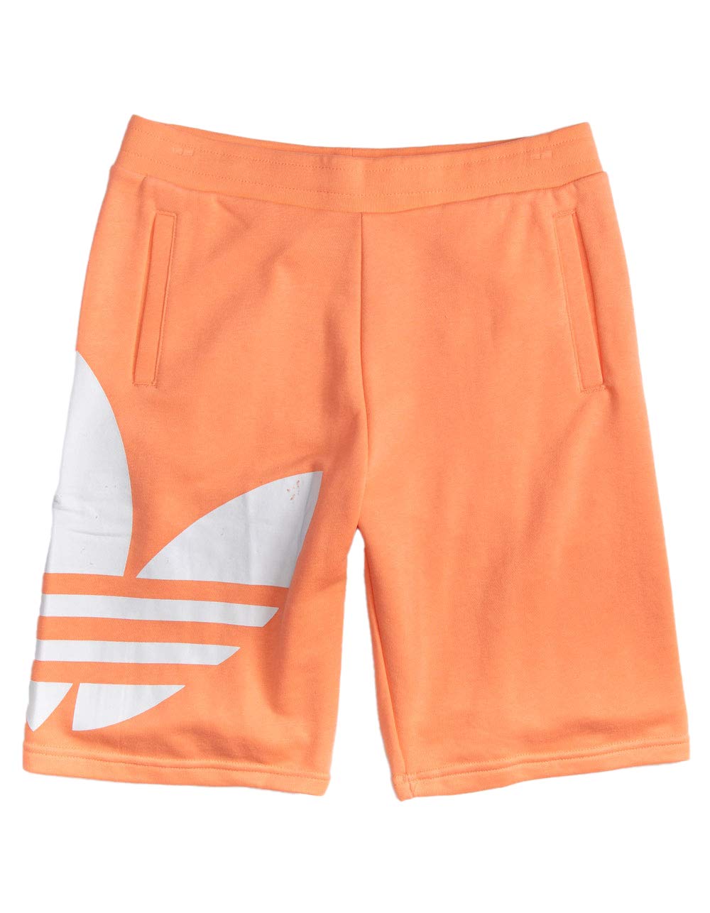 adidas Originals Kids Unisex Big Trefoilshort Chalk Coral/White X-Large