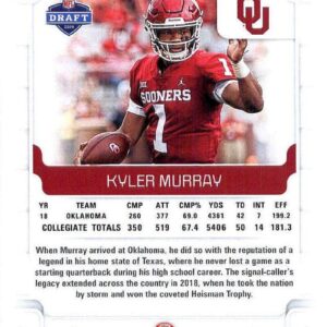 2019 Score #384 Kyler Murray Rookie NFL Football Card NM-MT