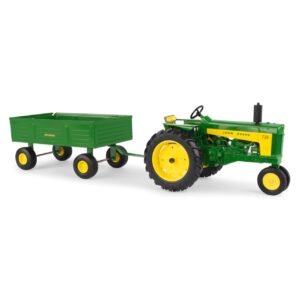 john deere 730 tractor with barge wagon 1/16 scale ages 3+