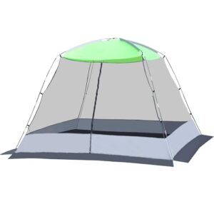 campmore screen house tent 10 x 10 ft, mesh screen room canopy sun shelter for backyard camping outdoor