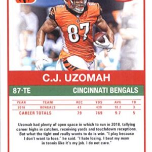 2019 Score #96 C.J. Uzomah Bengals NFL Football Card NM-MT