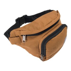 Carhartt Adjustable Waist Pack, Durable, Water-Resistant Hip Pack, Classic Waist Pack, Carhartt Brown