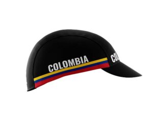 scudopro colombia black code bike cycling cap road mtb or running