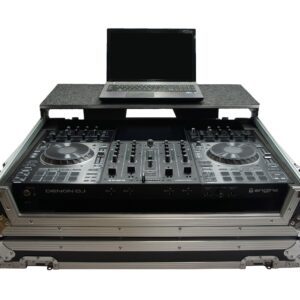 Harmony Audio HCMCX9000LT Flight Glide Laptop Stand DJ Custom Case Compatible with Denon Prime 4