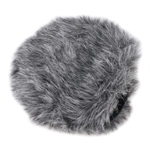 YOUSHARES Furry Windscreen Muff - Customized Pop Filter for Microphone, Deadcat Windshield Wind Cover for Improve Blue Snowball iCE Mic Audio Quality (Grey)