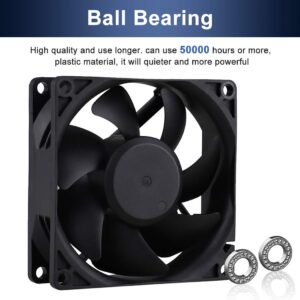 Wathai EC Axial Fan AC 110V 115V 120V 220V 240V Brushless Cooling Fan 80mm x 25mm for Desktop