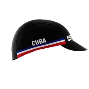 ScudoPro Cuba Black Code Bike Cycling Cap Road MTB or Running