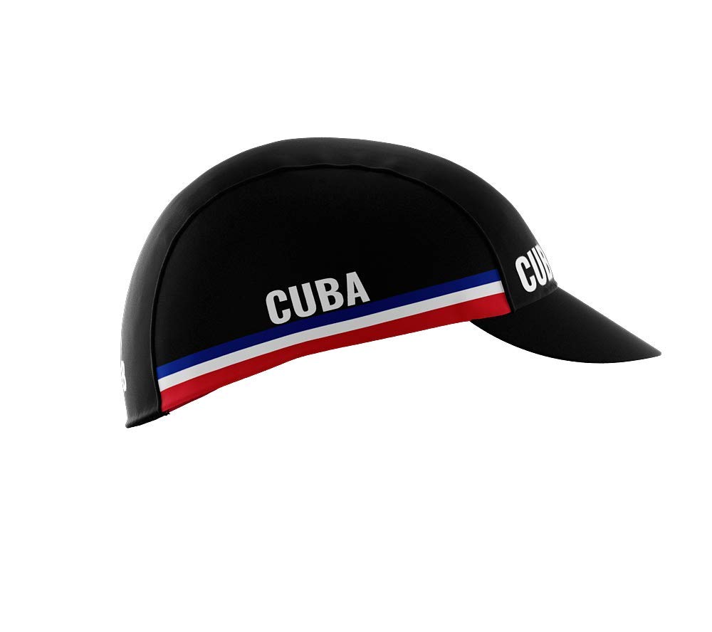 ScudoPro Cuba Black Code Bike Cycling Cap Road MTB or Running