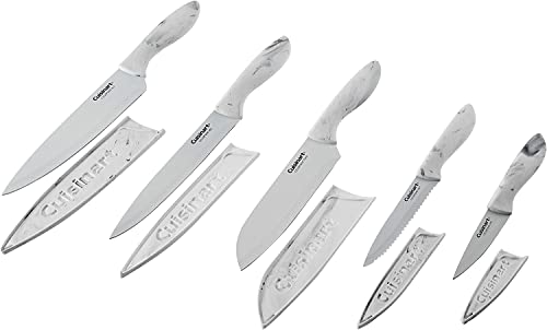 Cuisinart C55-10PWM Advantage-Cutlery-Set, 10-Piece, Faux Marble