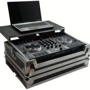 Harmony Audio HCNS6IILT Flight Glide Laptop Stand DJ Custom Case Compatible with Numark NS6 II