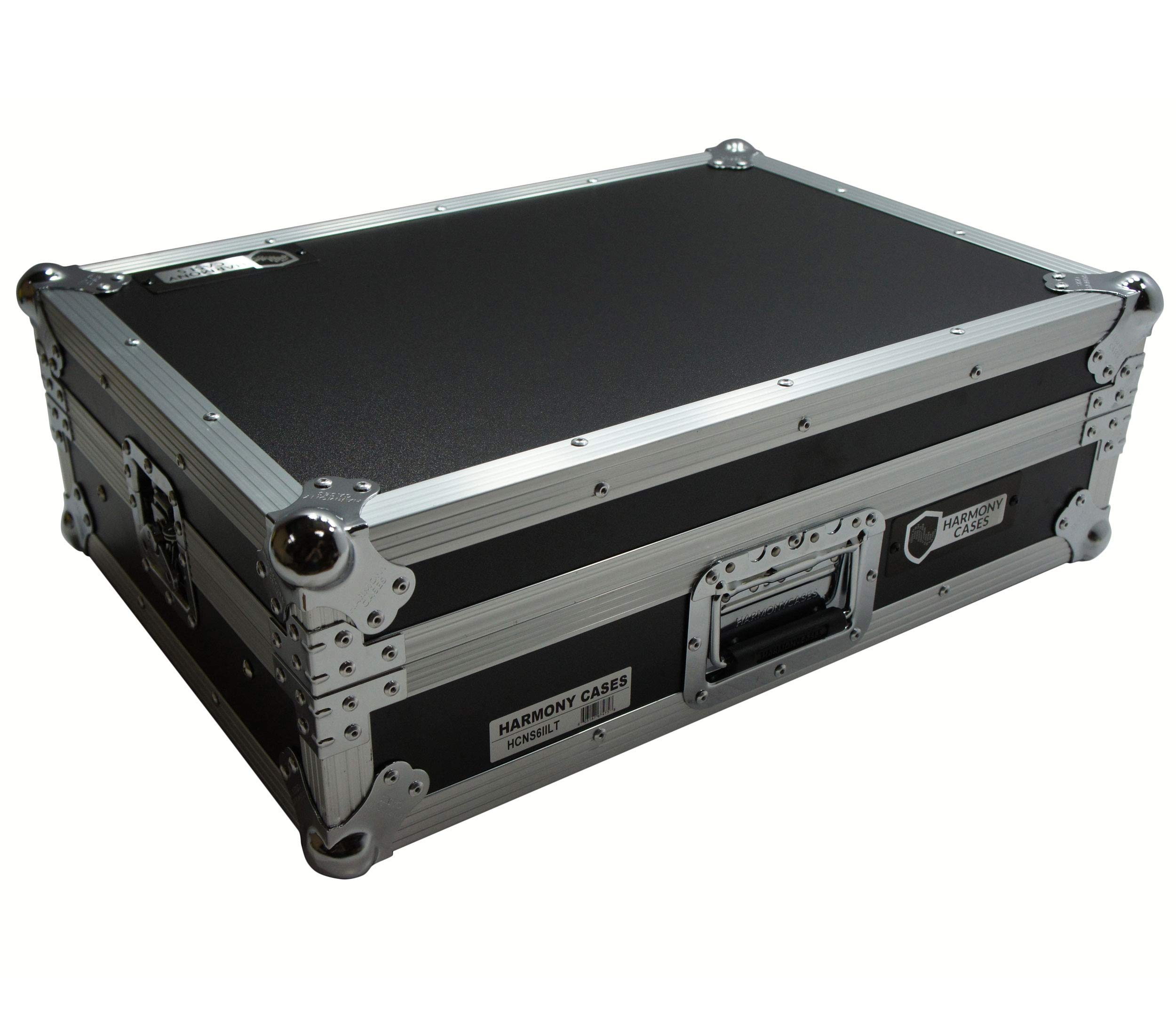 Harmony Audio HCNS6IILT Flight Glide Laptop Stand DJ Custom Case Compatible with Numark NS6 II