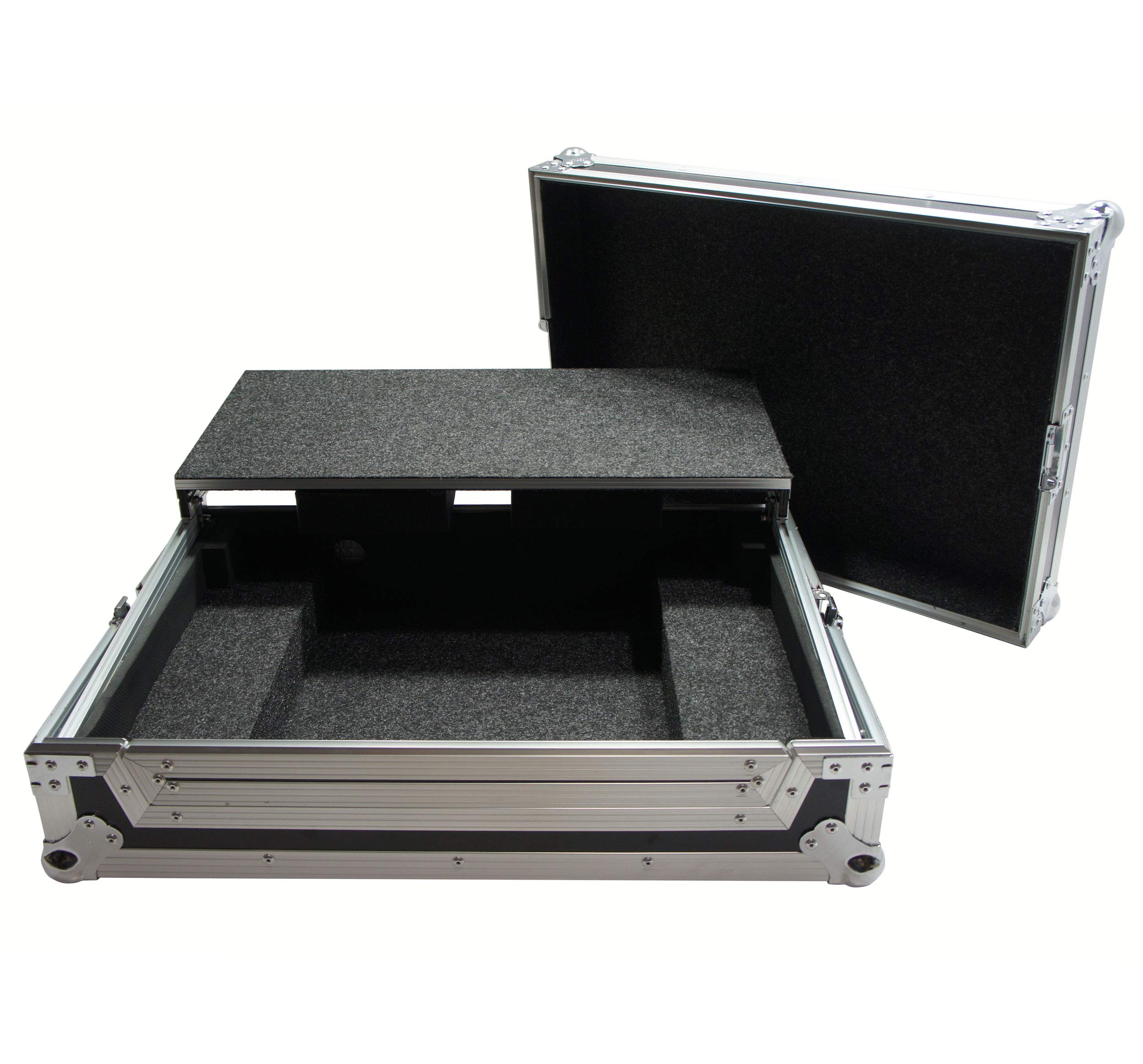 Harmony Audio HCNS6IILT Flight Glide Laptop Stand DJ Custom Case Compatible with Numark NS6 II