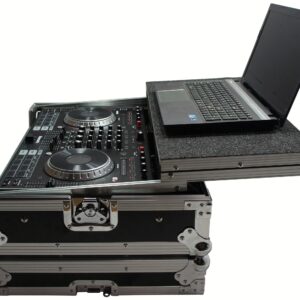 Harmony Audio HCNS6IILT Flight Glide Laptop Stand DJ Custom Case Compatible with Numark NS6 II