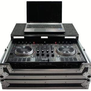 Harmony Audio HCNS6IILT Flight Glide Laptop Stand DJ Custom Case Compatible with Numark NS6 II