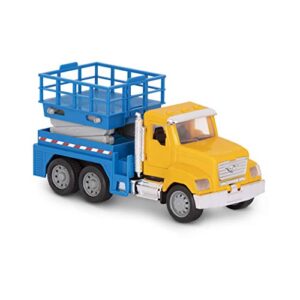 Driven by Battat – Toy Scissor Lift Truck For Kids – Small Conctruction Vehicle Toy – Lights & Sounds – Movable Parts – 3 Years + – Micro Scissor Lift Truck