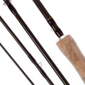 9' 10' Fly Fishing Rod 4 Sections 9FT 10FT 3/4 5/6 Fly Rod Carbon Fiber Blanks Light Weight Medium-Fast Action Cork Grip (10FT, 3/4)