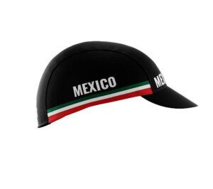 mexico black code bike cycling cap road mtb or running