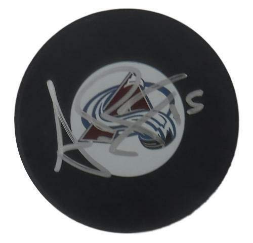 Andrew Brunette Autographed/Signed Colorado Logo Hockey Puck