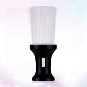 SUPVOX Barber Brush Soft Hairdressing Hair Brush Neck Duster Hair Cutting Cleaning Brush Salon Tools (Black White)