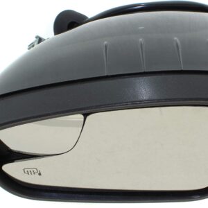 Kool-Vue FD270EL Power Mirror compatible with Ford Fiesta 11-13 Left Side Manual Folding Heated W/BSG HB/Sedan Paintable