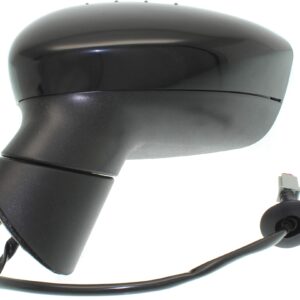 Kool-Vue FD270EL Power Mirror compatible with Ford Fiesta 11-13 Left Side Manual Folding Heated W/BSG HB/Sedan Paintable