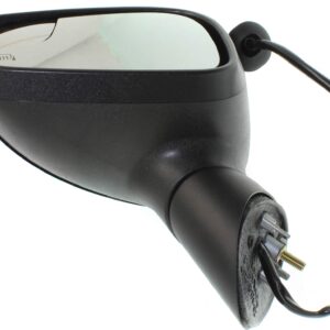 Kool-Vue FD270EL Power Mirror compatible with Ford Fiesta 11-13 Left Side Manual Folding Heated W/BSG HB/Sedan Paintable