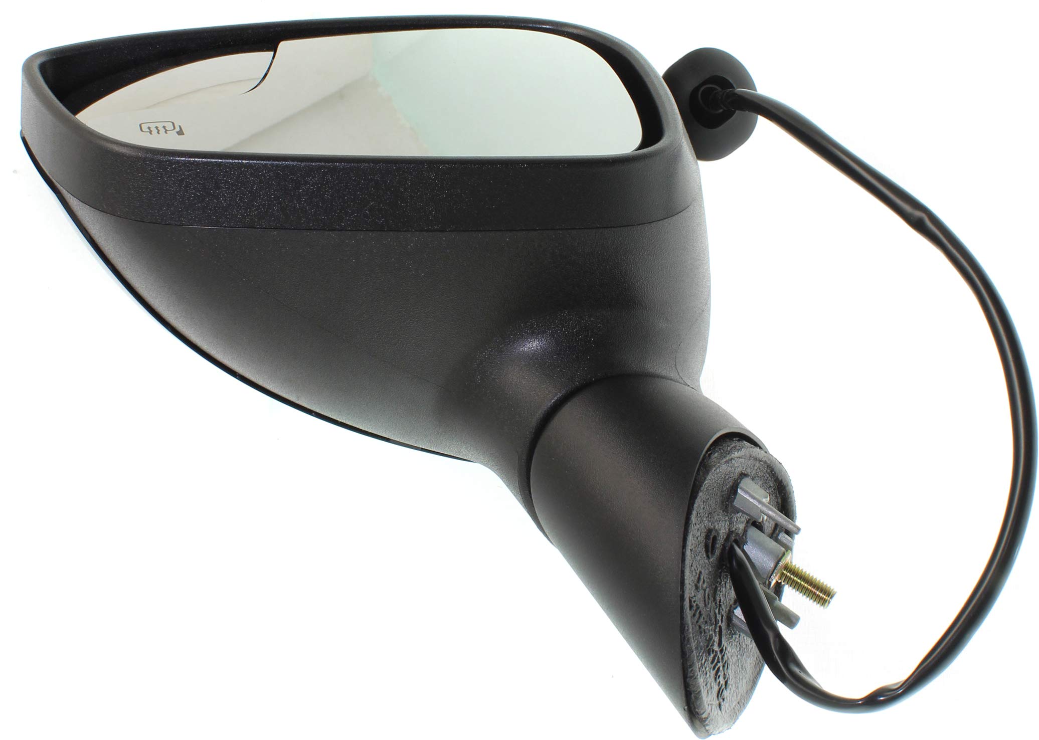 Kool-Vue FD270EL Power Mirror compatible with Ford Fiesta 11-13 Left Side Manual Folding Heated W/BSG HB/Sedan Paintable