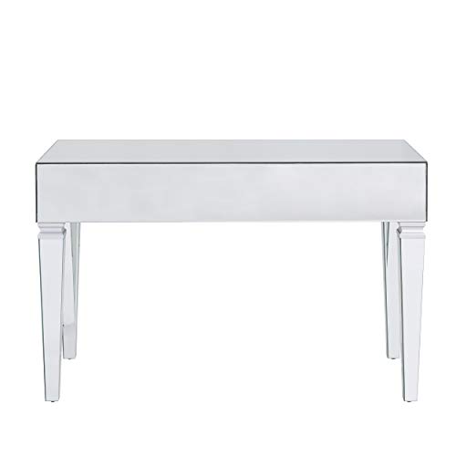 SEI FURNITURE Darien Mirrored Desk, Silver