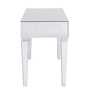 SEI FURNITURE Darien Mirrored Desk, Silver