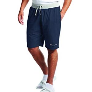 Champion Men's MIDDLEWEIGHT Short, Navy/Oxford Grey, Small