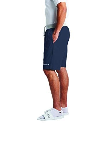 Champion Men's MIDDLEWEIGHT Short, Navy/Oxford Grey, Small