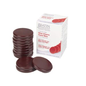 satin smooth wild cherry microwave wax discs 12 counts per pack