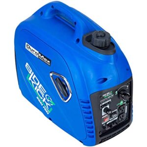 DuroMax XP2200EH Dual Fuel Portable Inverter Generator-2200 Watt Gas or Propane Powered Tailgate, Camping & RV Ready, 50 State Approved, Blue