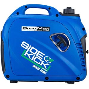 DuroMax XP2200EH Dual Fuel Portable Inverter Generator-2200 Watt Gas or Propane Powered Tailgate, Camping & RV Ready, 50 State Approved, Blue