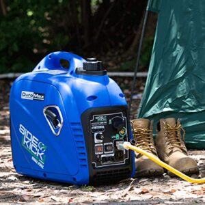 DuroMax XP2200EH Dual Fuel Portable Inverter Generator-2200 Watt Gas or Propane Powered Tailgate, Camping & RV Ready, 50 State Approved, Blue