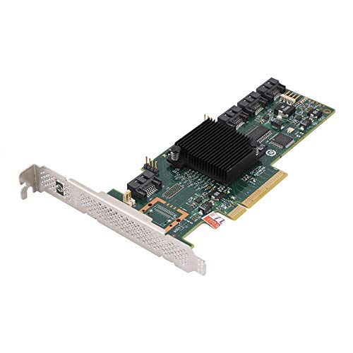 fosa SSD Array Card 4-Port RAID Storage Controller Card 6GB SATA/SAS Array Card for LSI IR/IT Mode, for Windows 10/8/7 with Driver(LSI IR)