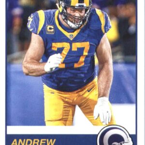 2019 Score #327 Andrew Whitworth Los Angeles Rams Football Card